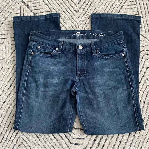 7 For All Mankind Denim - 7 For All Mankind Jeans A Pocket Flare In Duches
